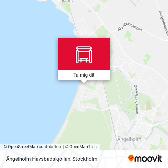 Ängelholm Havsbadskjollan karta