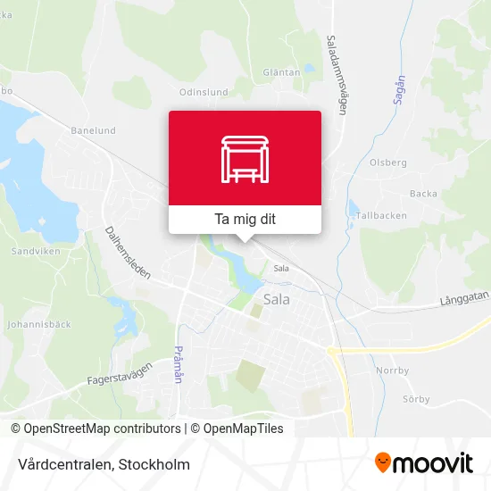 Vårdcentralen karta