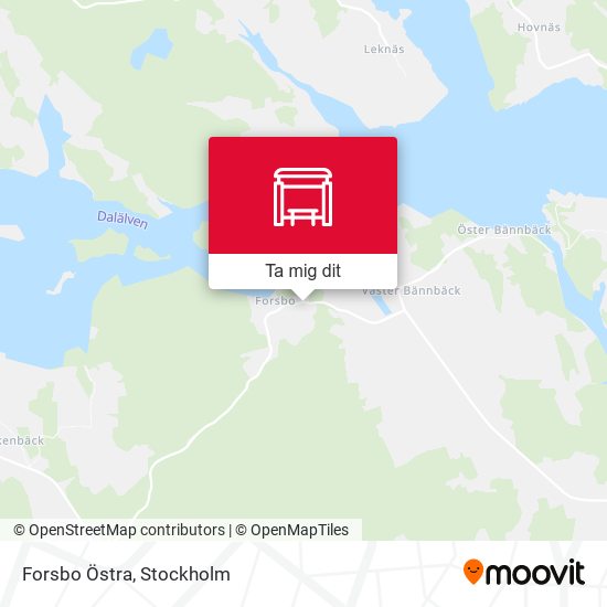 Forsbo Östra karta