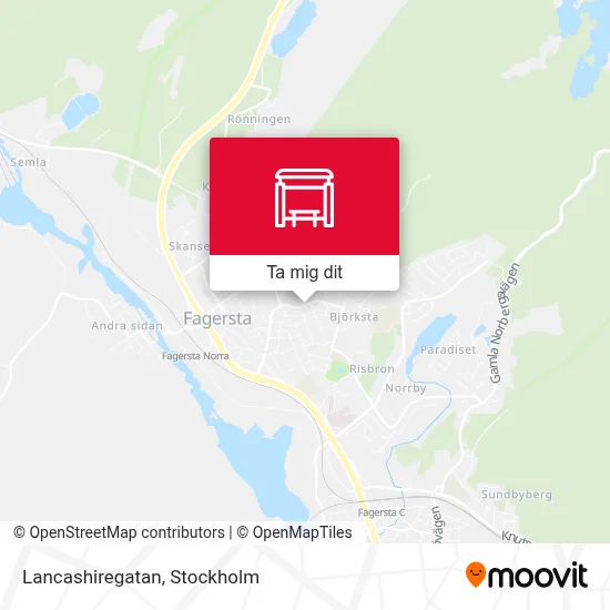 Lancashiregatan karta