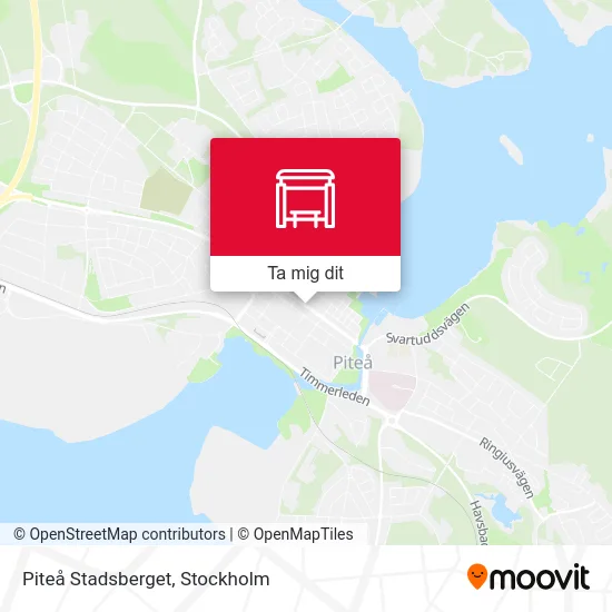 Piteå Stadsberget karta