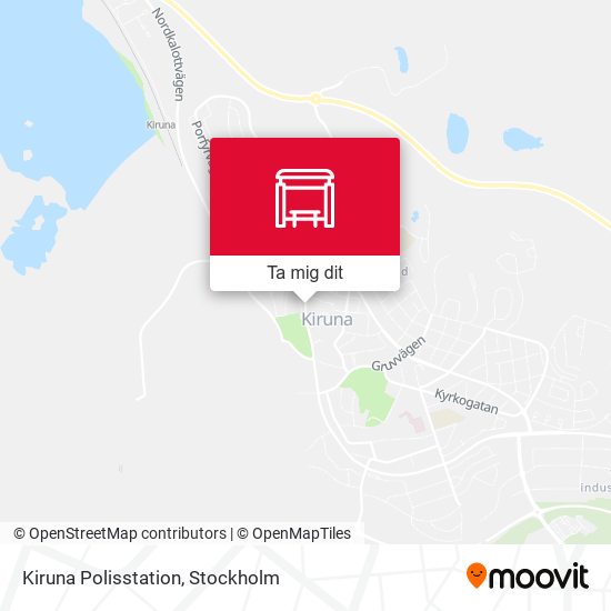 Kiruna Polisstation karta