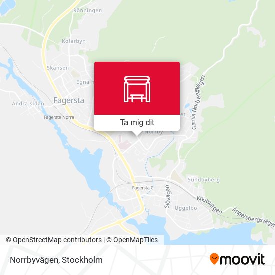 Norrbyvägen karta