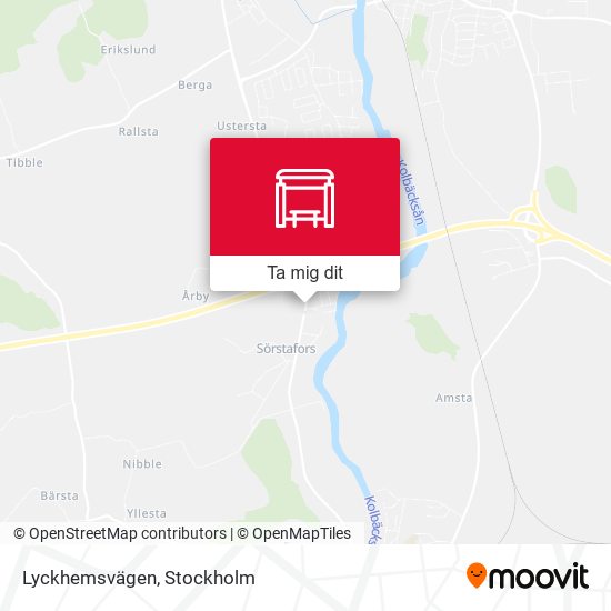 Lyckhemsvägen karta