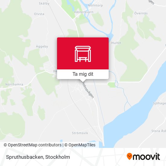 Spruthusbacken karta