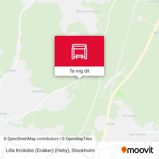 Lilla Kroksbo (Enåker) (Heby) karta