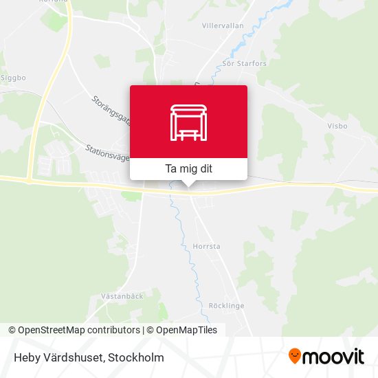 Heby Värdshuset karta