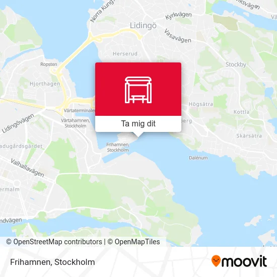 Frihamnen karta