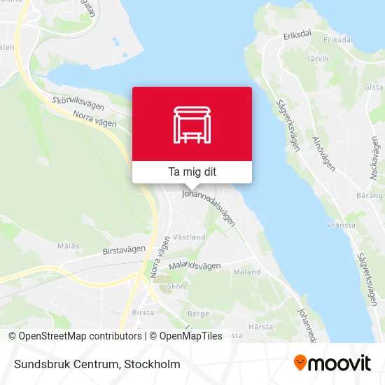 Sundsbruk Centrum karta