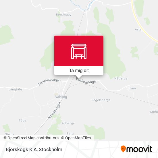 Björskogs K:A karta