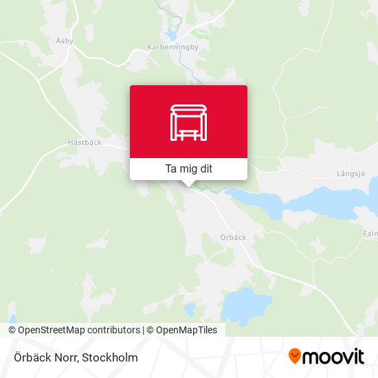 Örbäck Norr karta