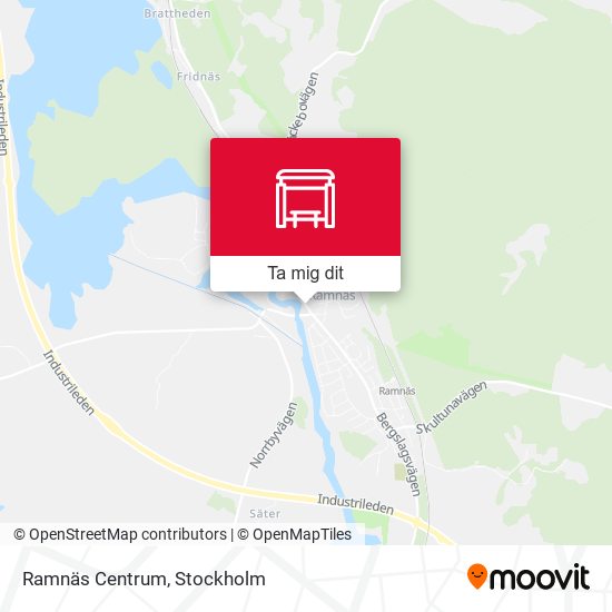 Ramnäs Centrum karta