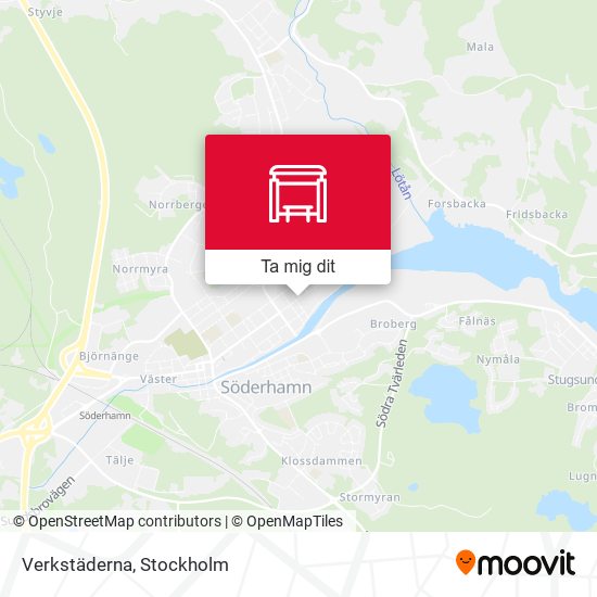 Verkstäderna karta