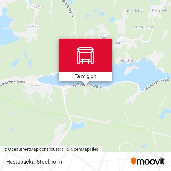 Hästebacka karta