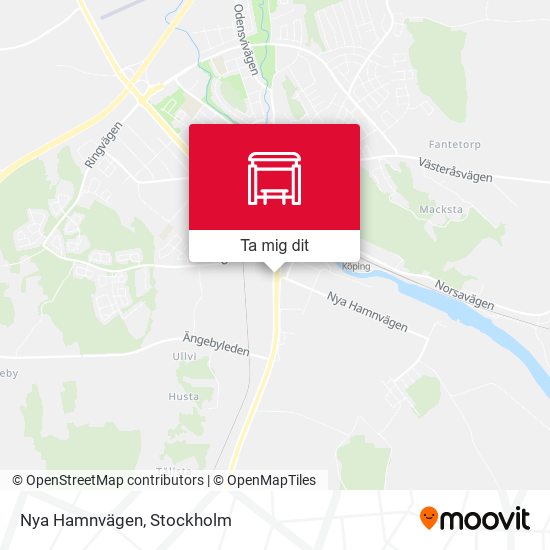 Nya Hamnvägen karta