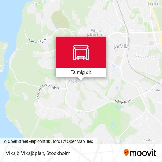 Viksjö Viksjöplan karta