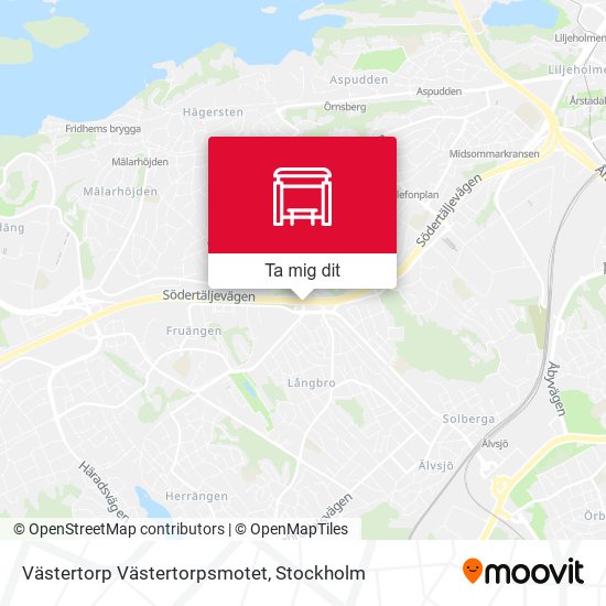 Västertorp Västertorpsmotet karta