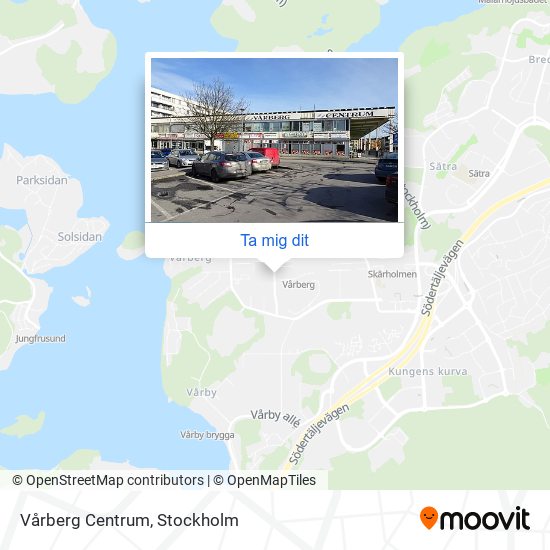 Vårberg Centrum karta