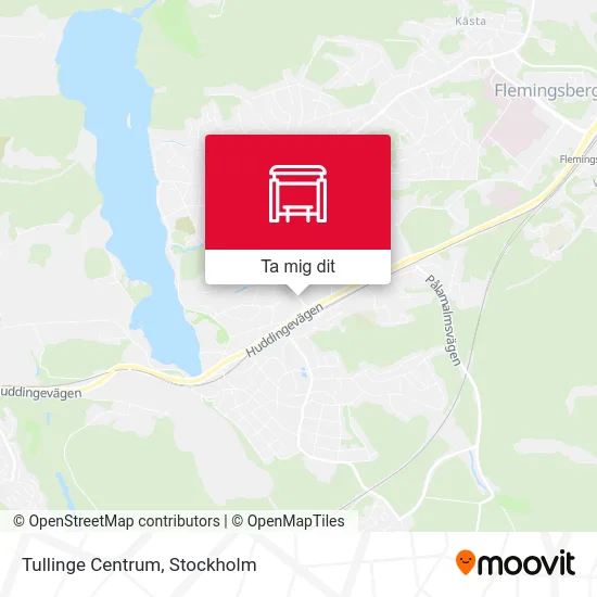 Tullinge Centrum karta