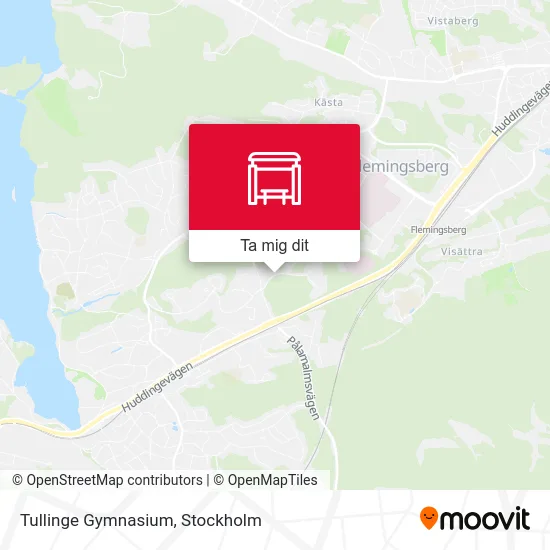 Tullinge Gymnasium karta
