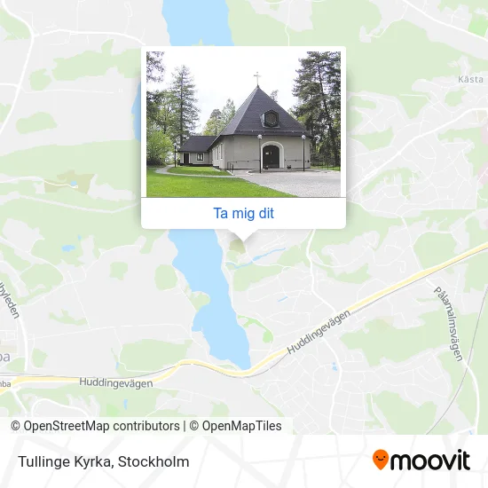 Tullinge Kyrka karta