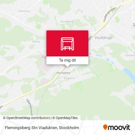 Flemingsberg Stn Viadukten karta