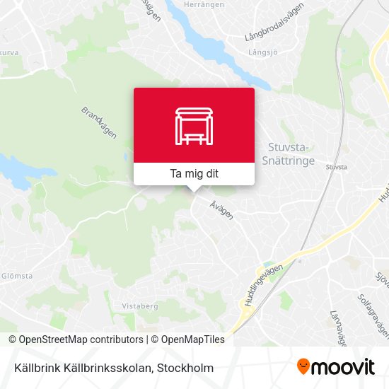 Källbrink Källbrinksskolan karta