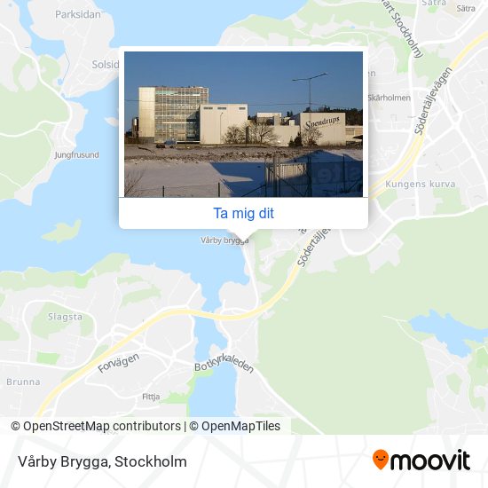 Vårby Brygga karta