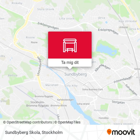 Sundbyberg Skola karta