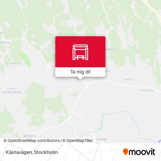 Kåstavägen karta