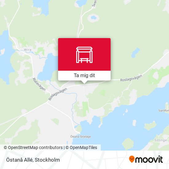 Östanå Allé karta