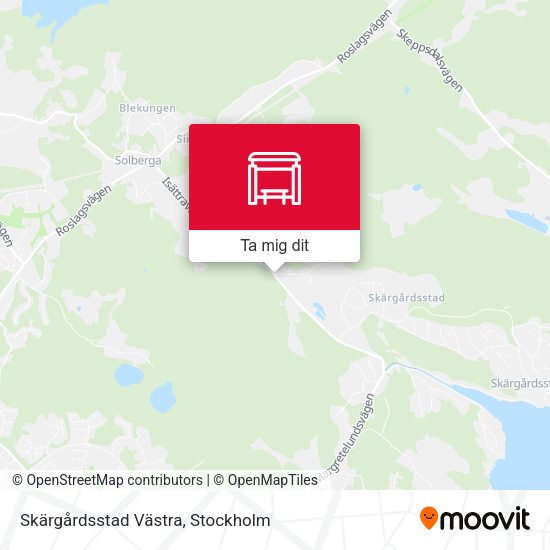 Skärgårdsstad Västra karta