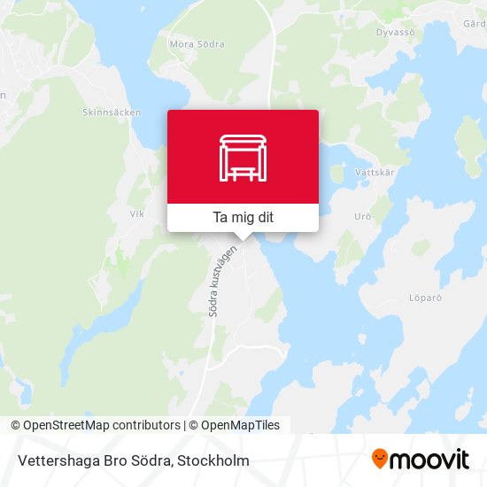 Vettershaga Bro Södra karta