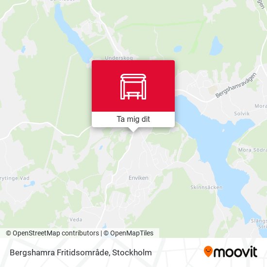 Bergshamra Fritidsområde karta