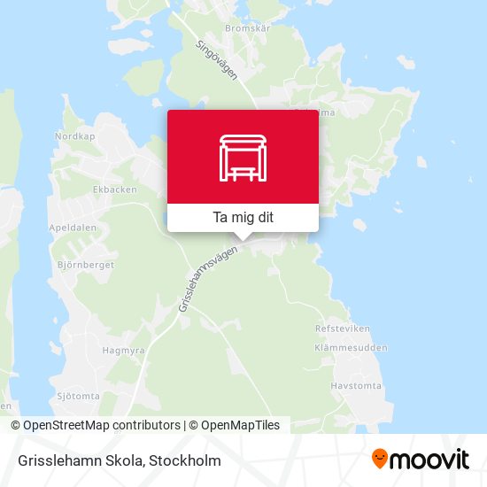 Grisslehamn Skola karta