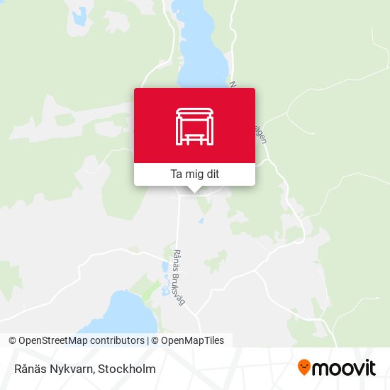 Rånäs Nykvarn karta
