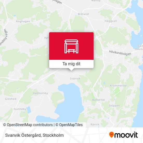 Svanvik Östergård karta
