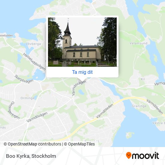 Boo Kyrka karta