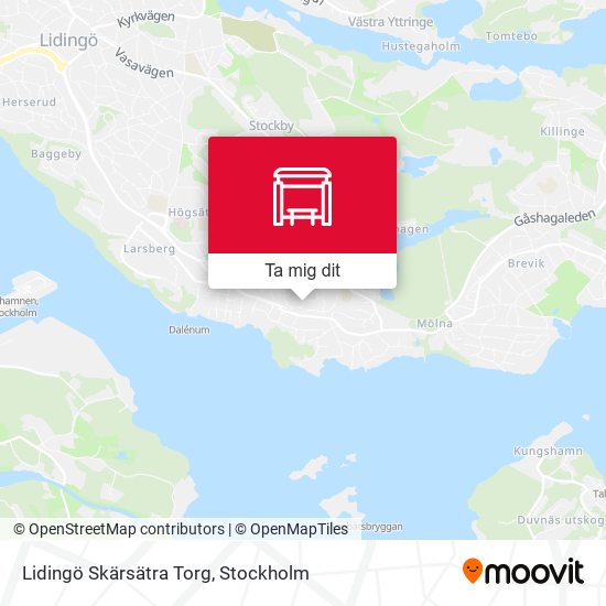 Lidingö Skärsätra Torg karta