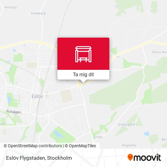 Eslöv Flygstaden karta