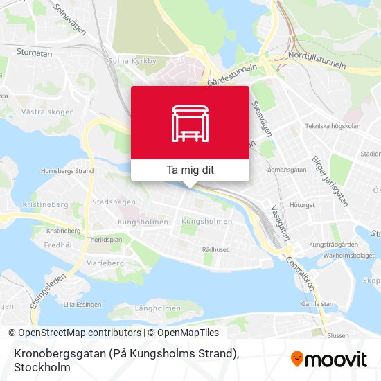 Kronobergsgatan (På Kungsholms Strand) karta