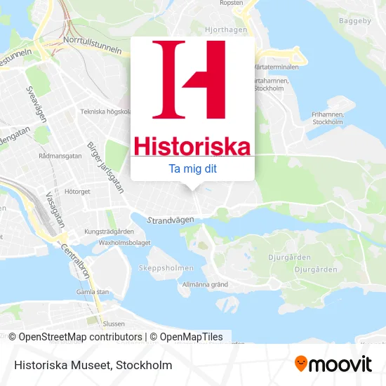 Historiska Museet karta