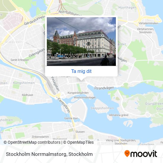 Stockholm Norrmalmstorg karta