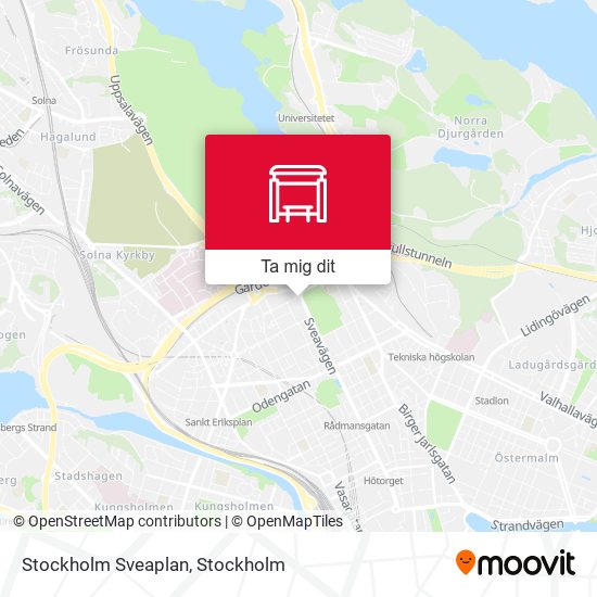 Stockholm Sveaplan karta