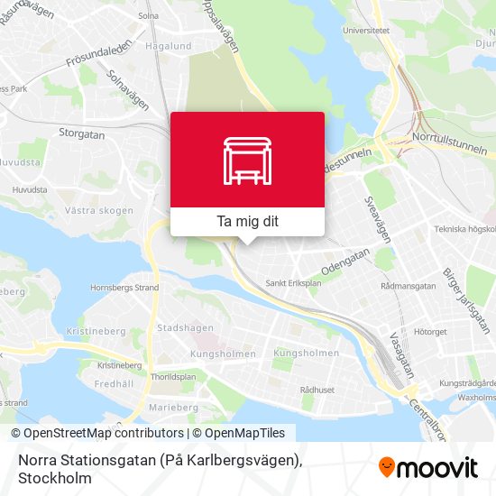 Norra Stationsgatan (På Karlbergsvägen) karta