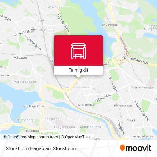 Stockholm Hagaplan karta