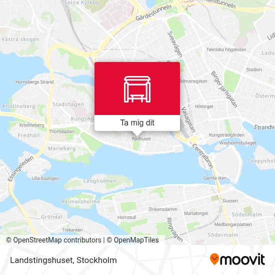 Landstingshuset karta