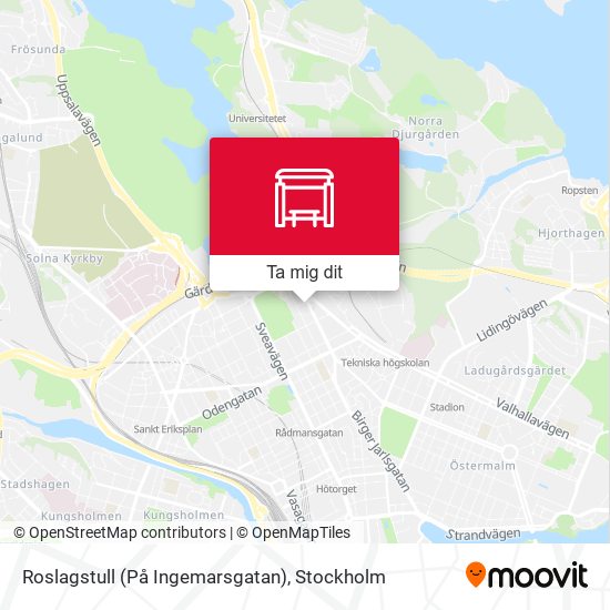 Roslagstull (På Ingemarsgatan) karta