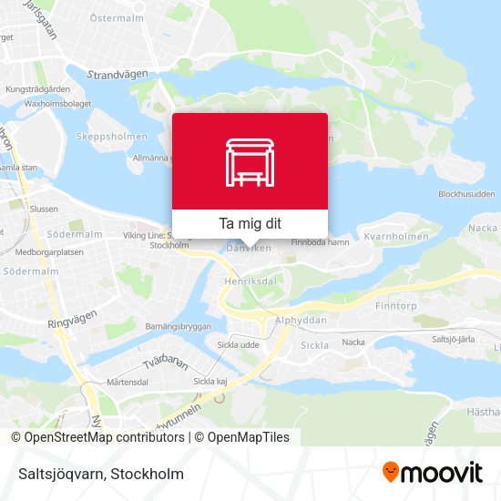 Saltsjöqvarn karta