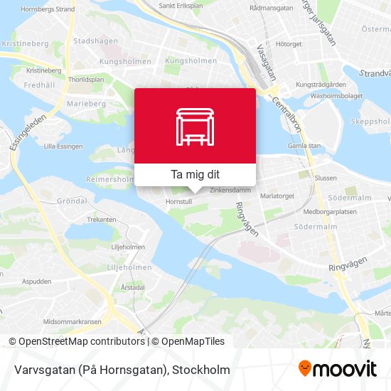 Varvsgatan (På Hornsgatan) karta